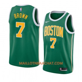 Maillot NBA Boston Celtics Jaylen Brown 7 2018-19 Nike Vert Swingman - Homme